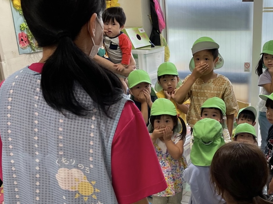 富谷ひよこ園『消火訓練をしたよ💦』