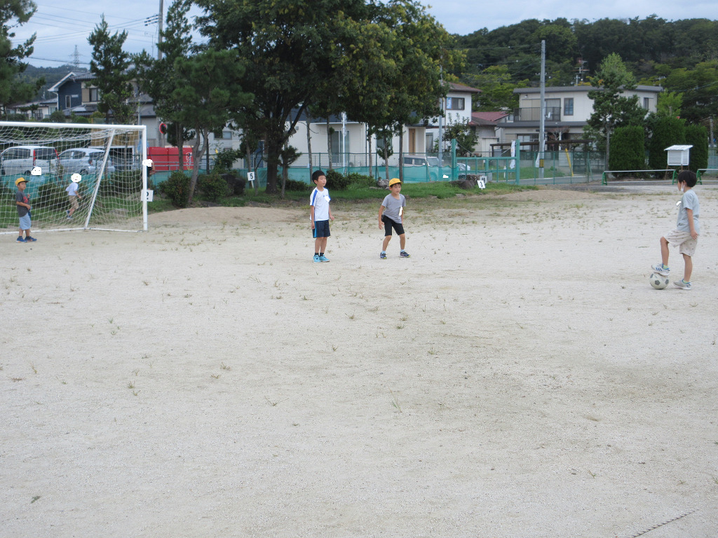 おかえりクラブ『9/25　校庭に遊びに行けました＼(^o^)／』