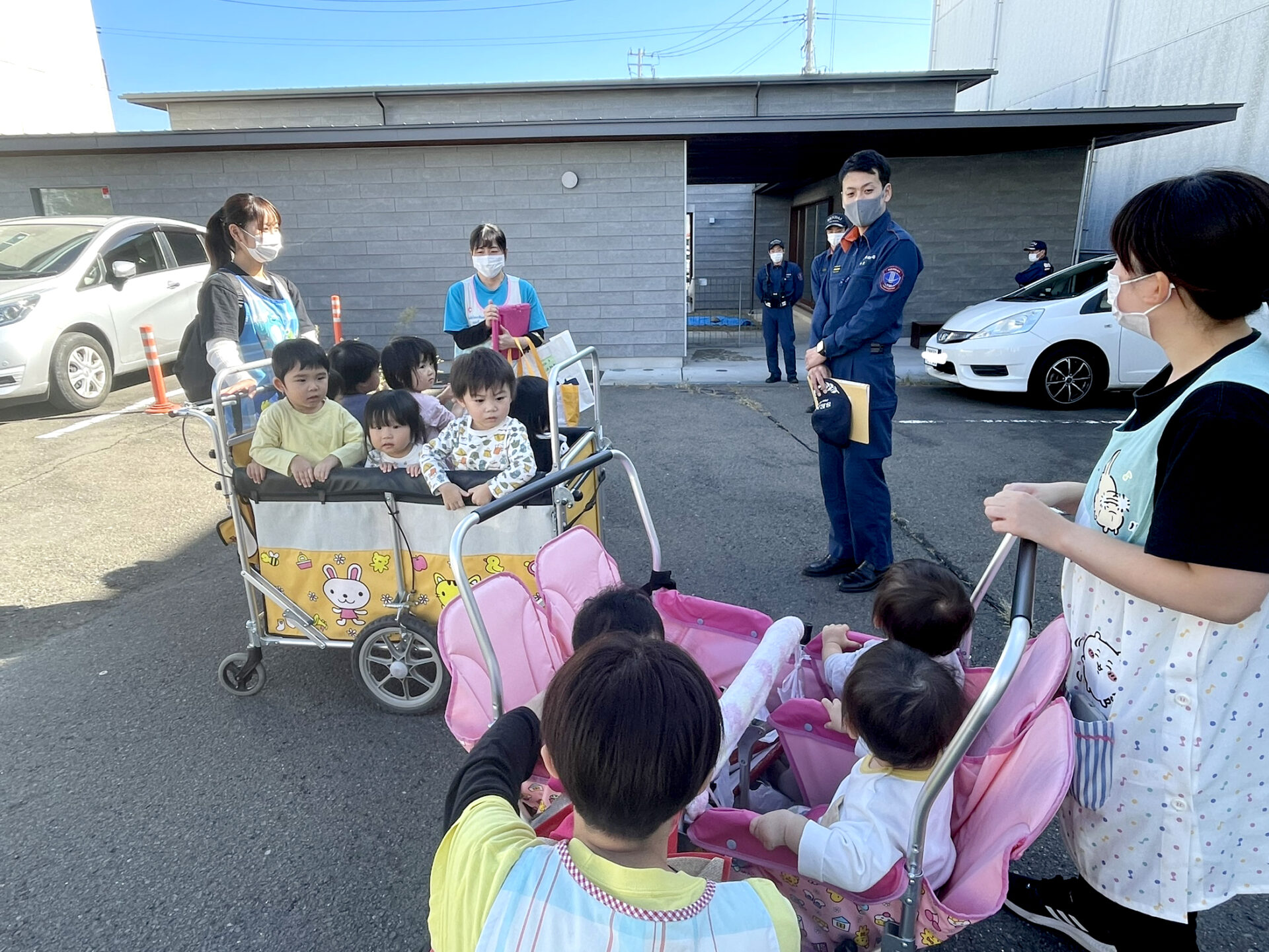 みんなのひよこ園『消防車が来園しました🚒』