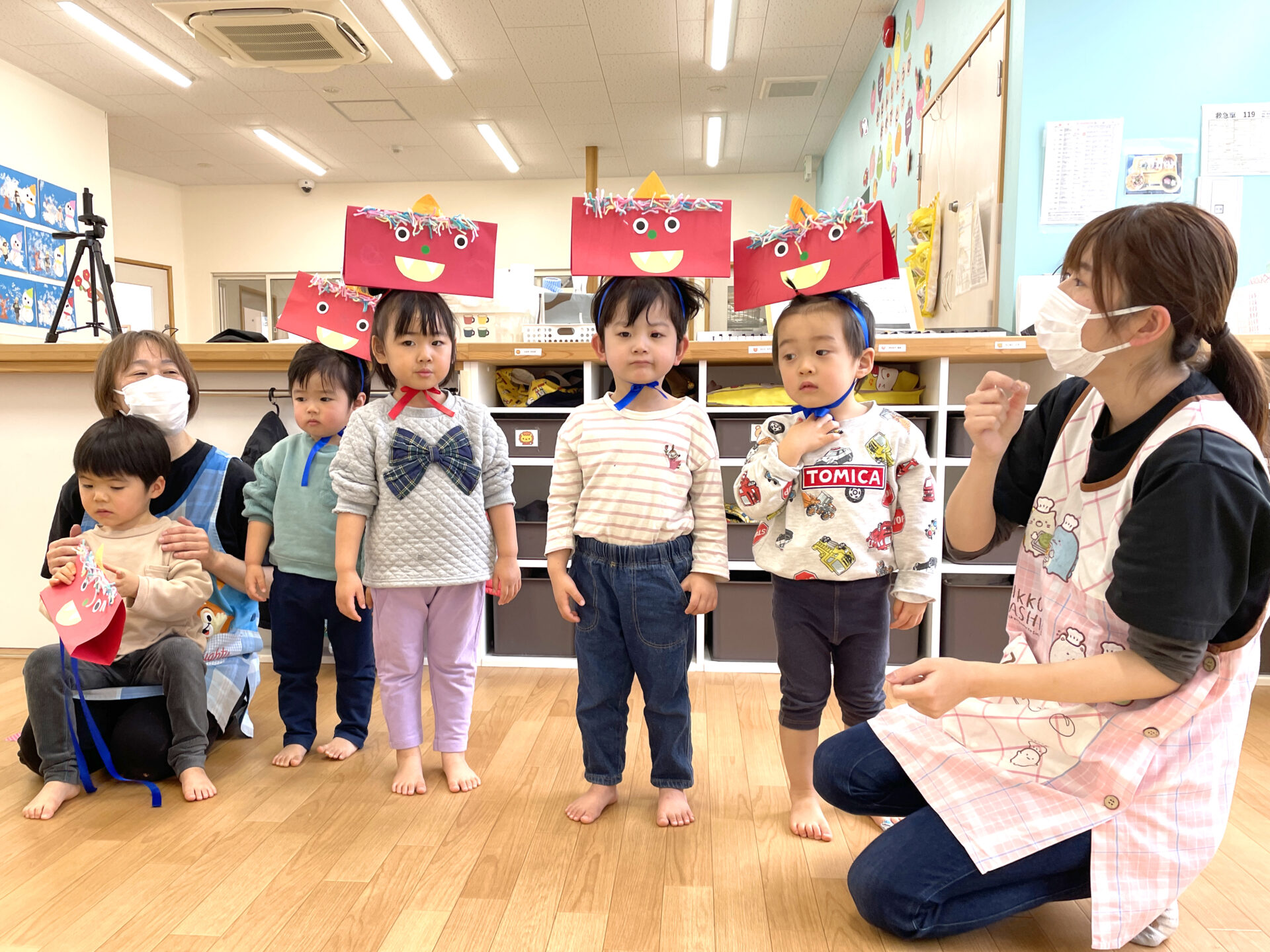 豆まき会があったよ♪