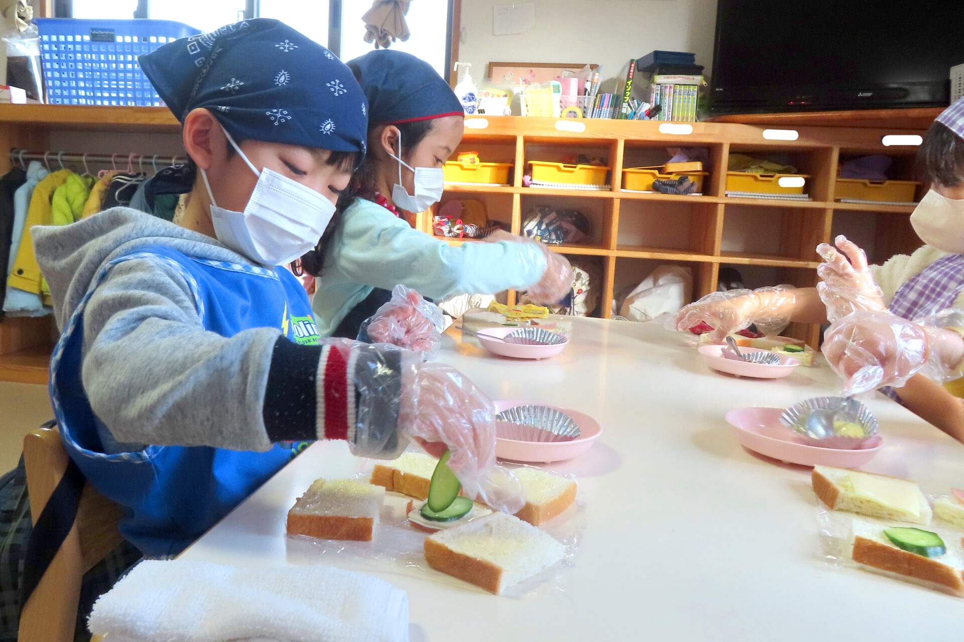 からふる組　食育【サンドイッチ作り🥪】