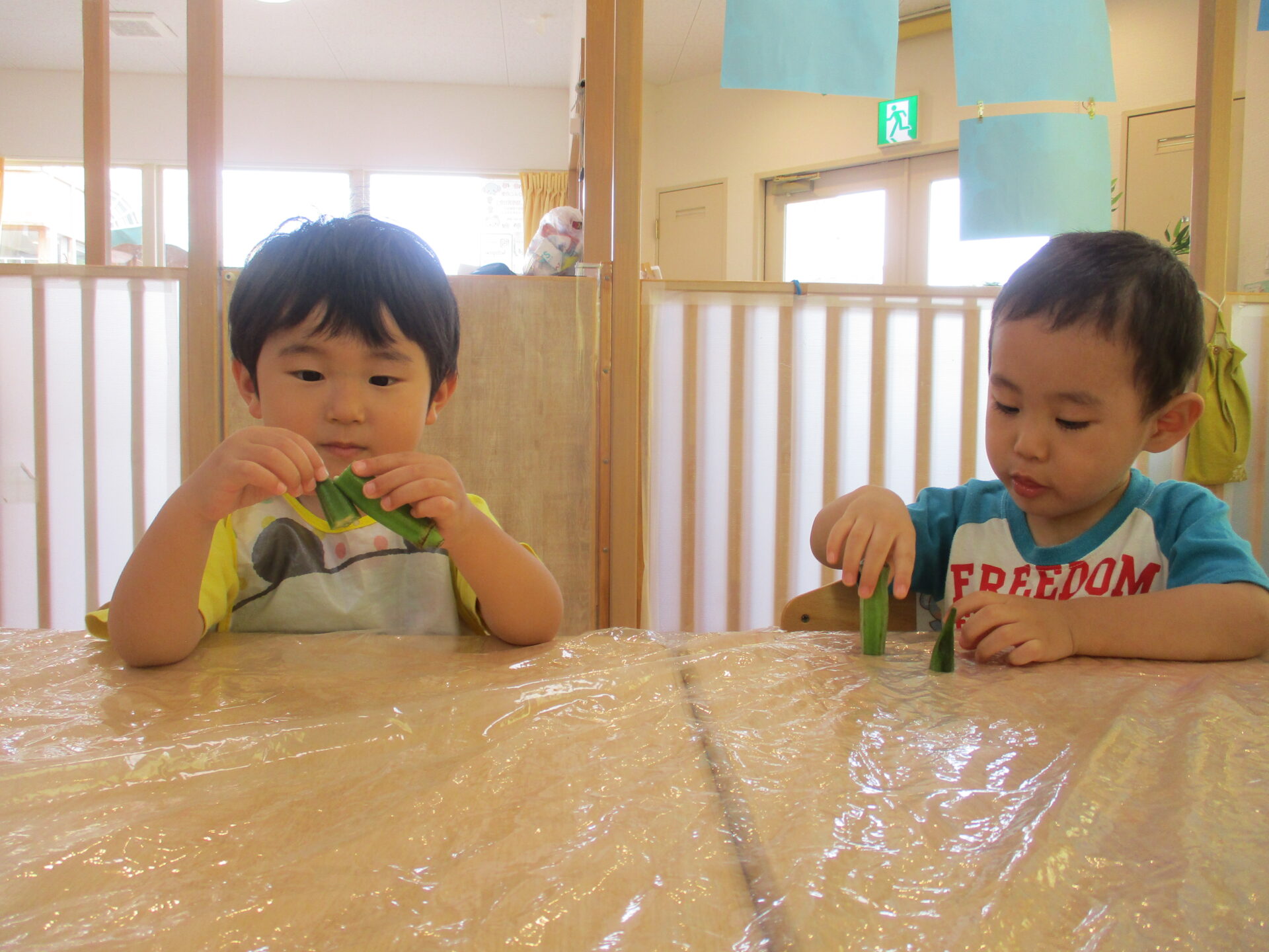 「どーなつ組　食育活動の様子」