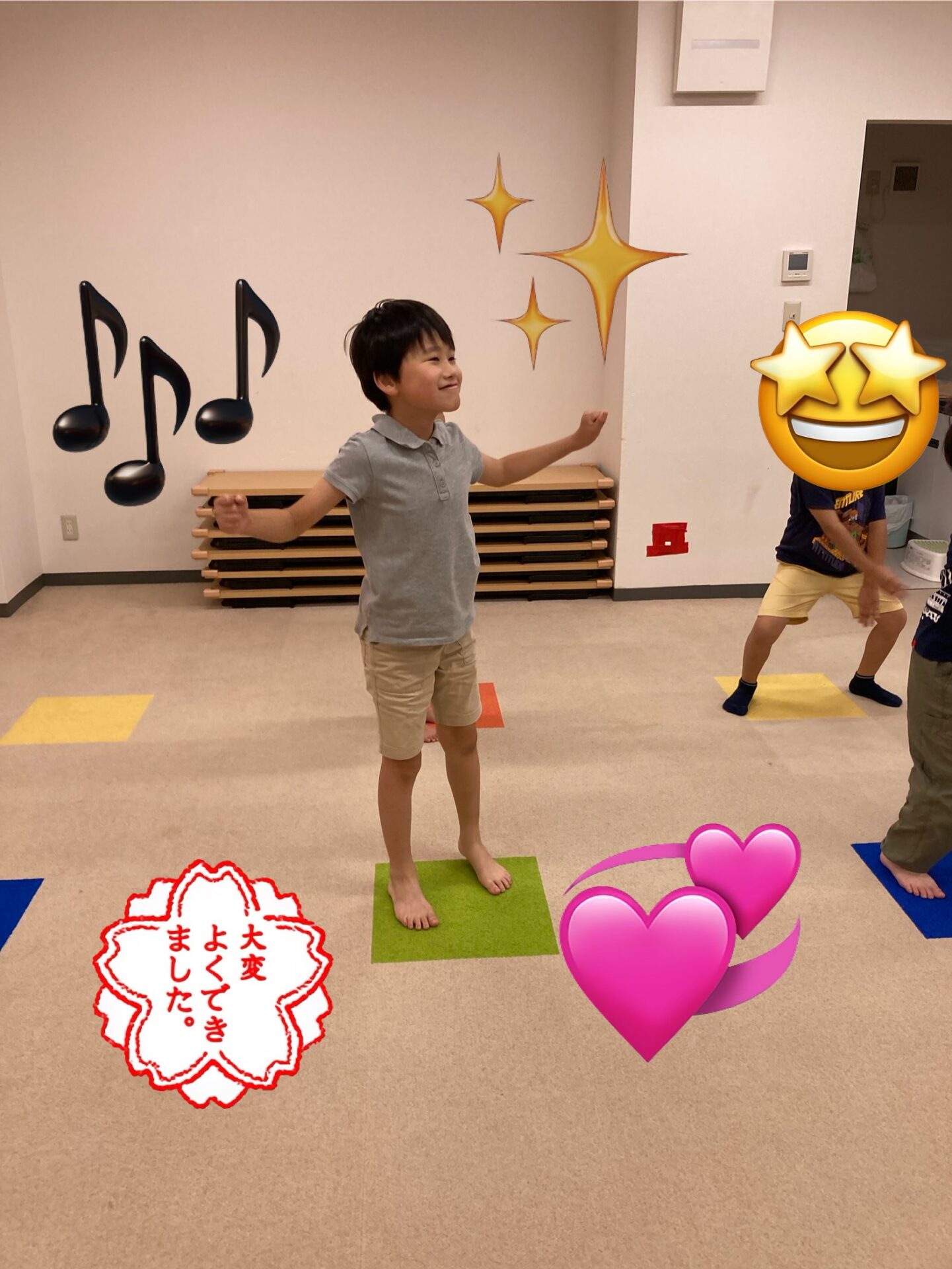 8月22日のHIYOKO SPORTS 北仙台教室の様子