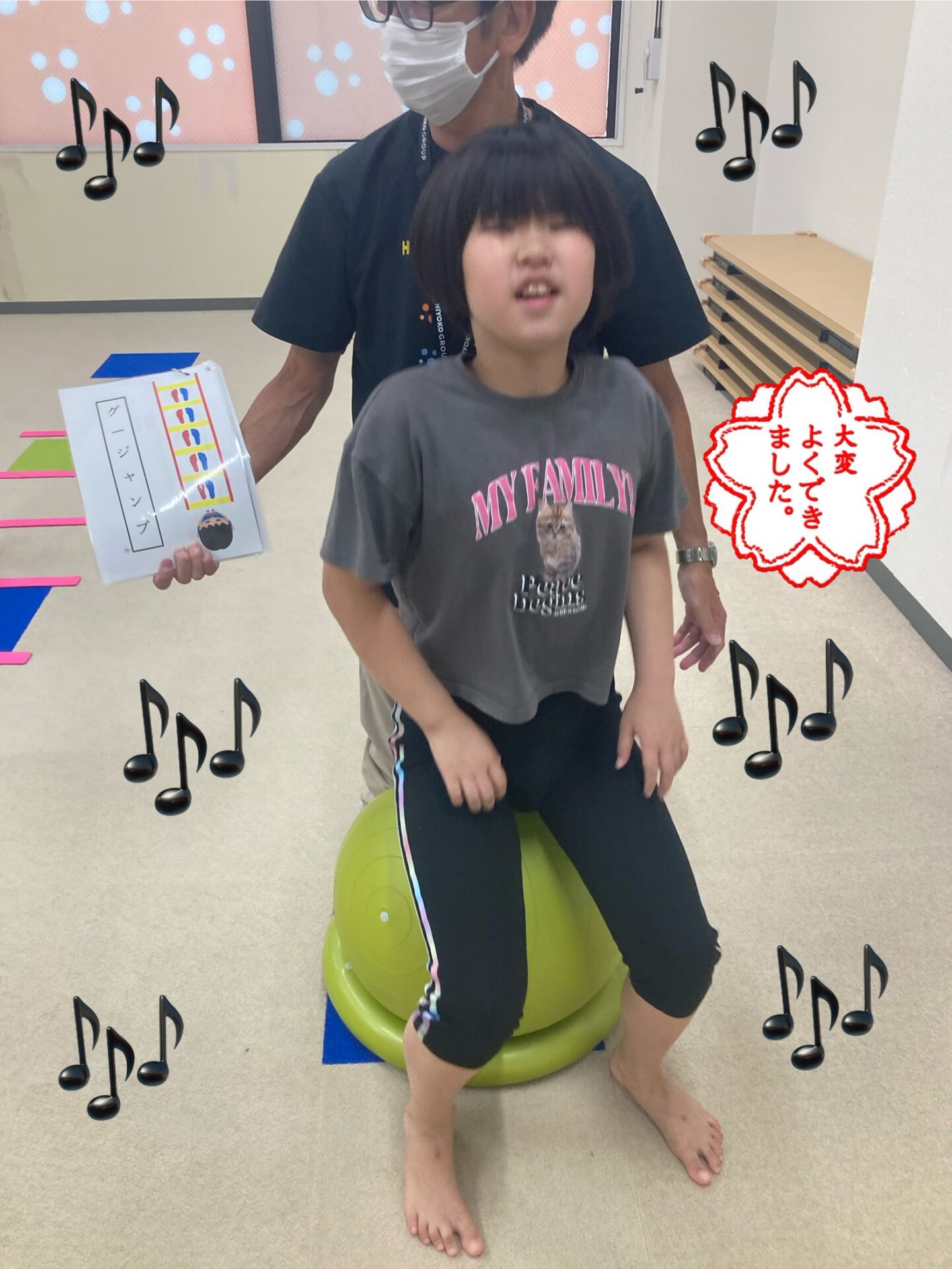 8月21日のHIYOKO SPORTS 北仙台教室の様子