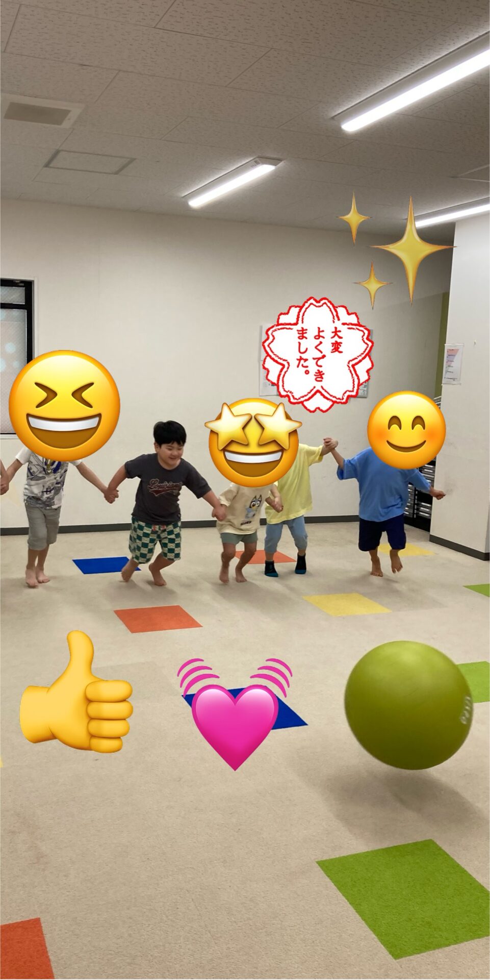 9月1日のHIYOKO SPORTS北仙台教室の様子