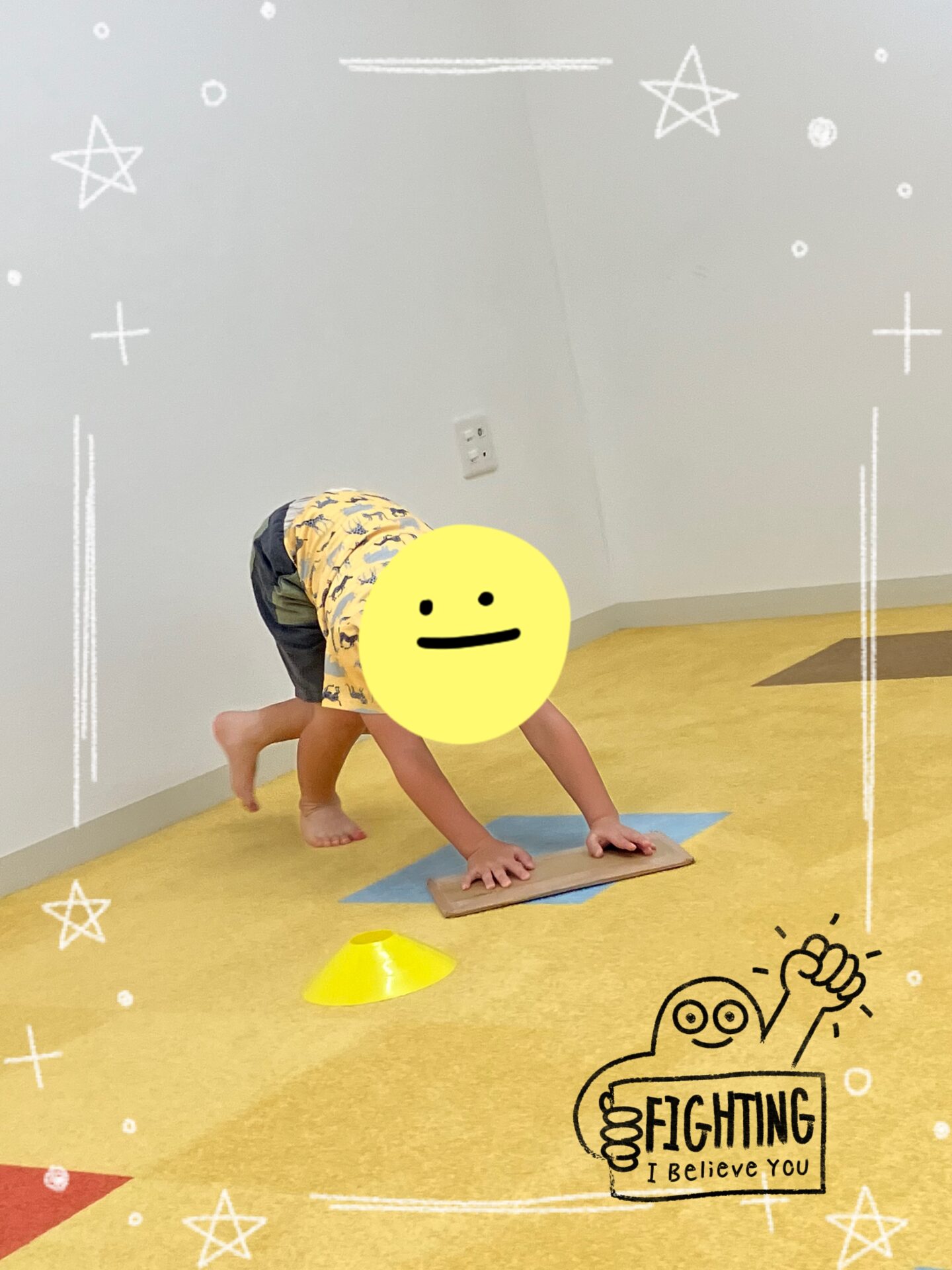 雑巾掛けレース🔥