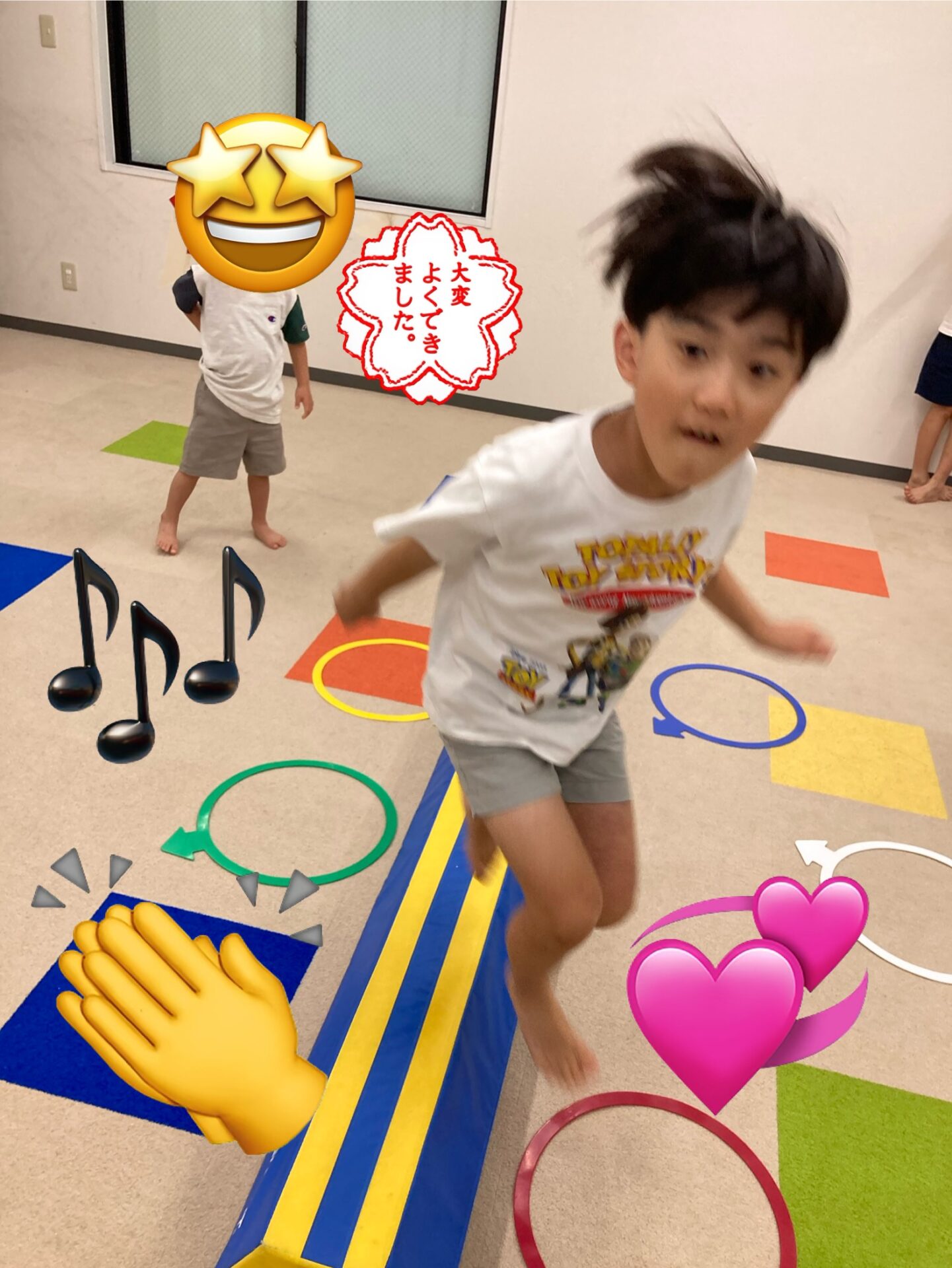 8月25日のHIYOKO SPORTS 北仙台教室の様子