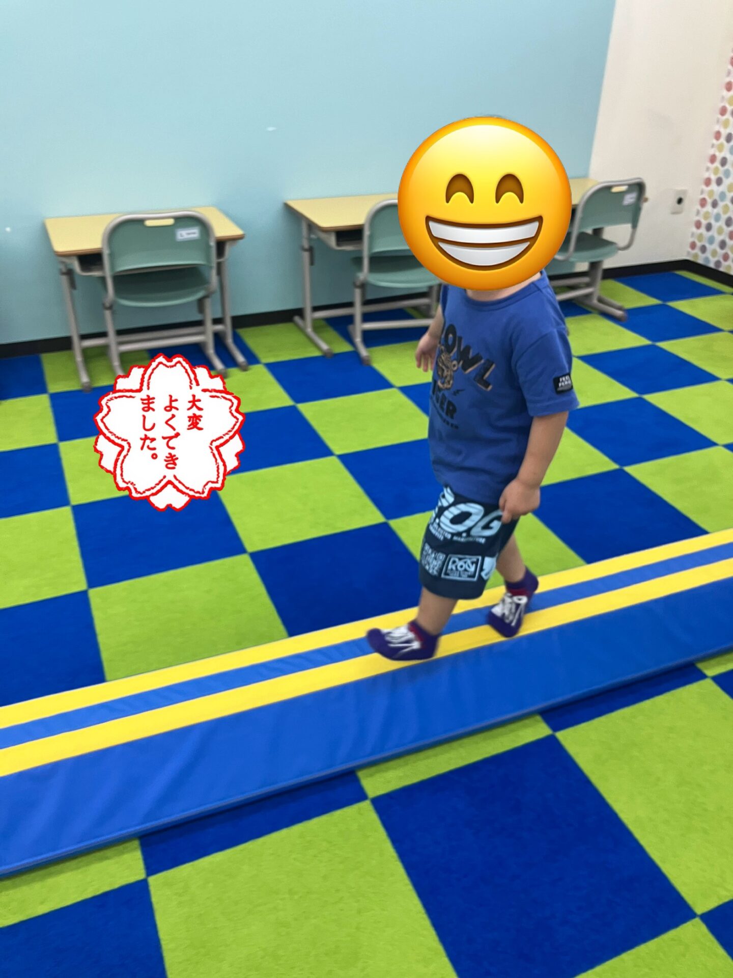 平均台をしたよ！