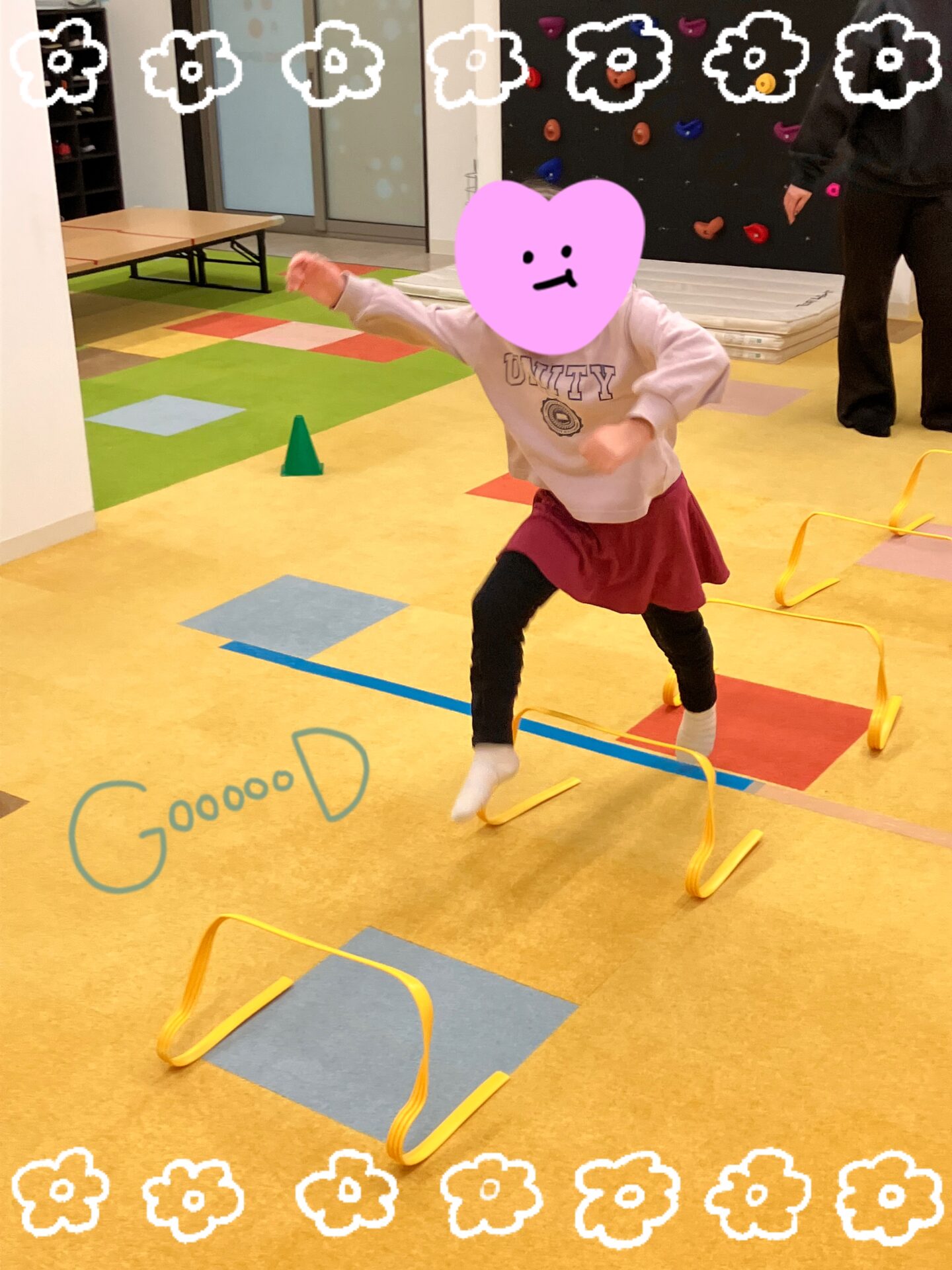 ハードルに挑戦🔥