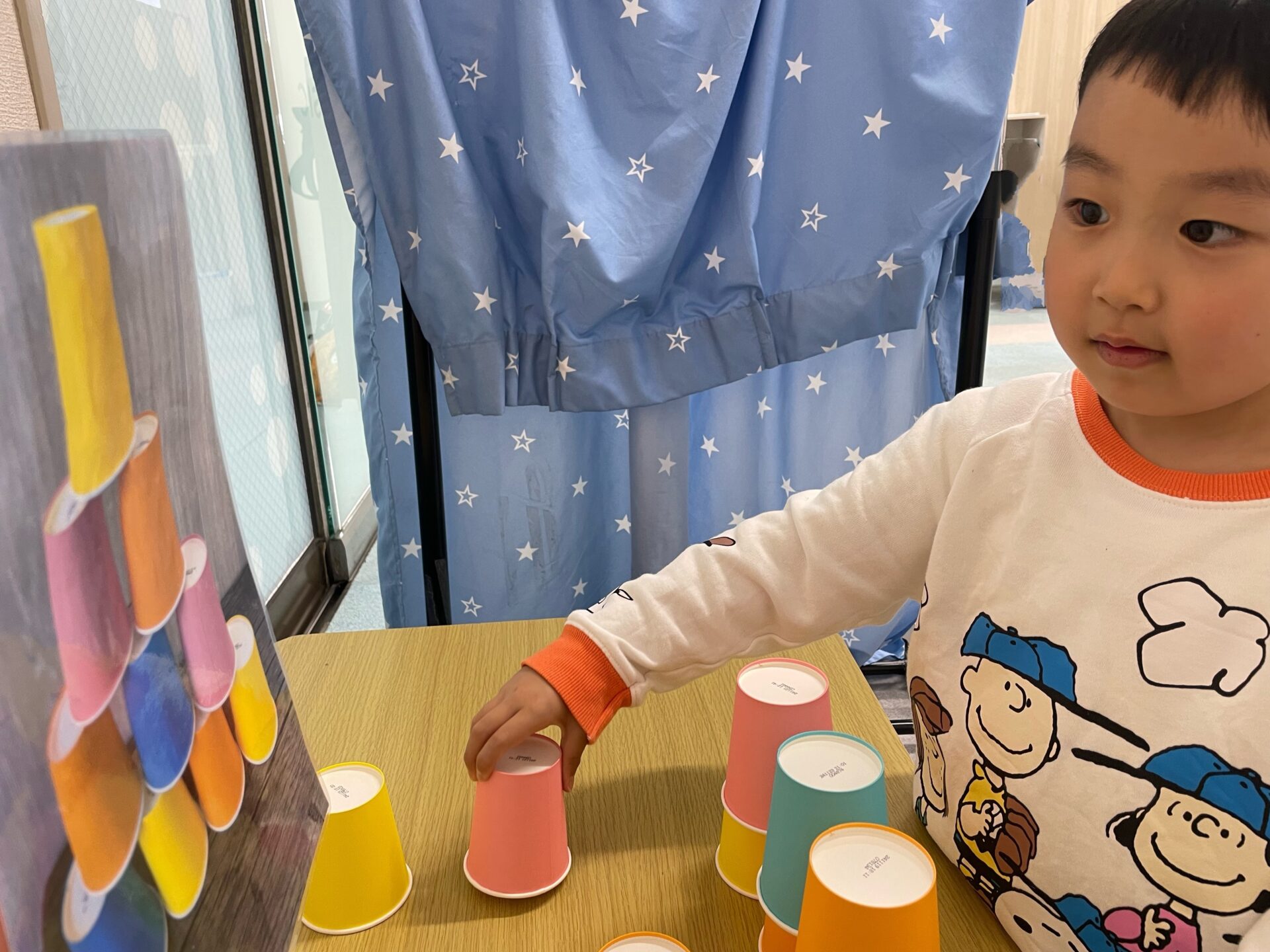 紙コップタワー