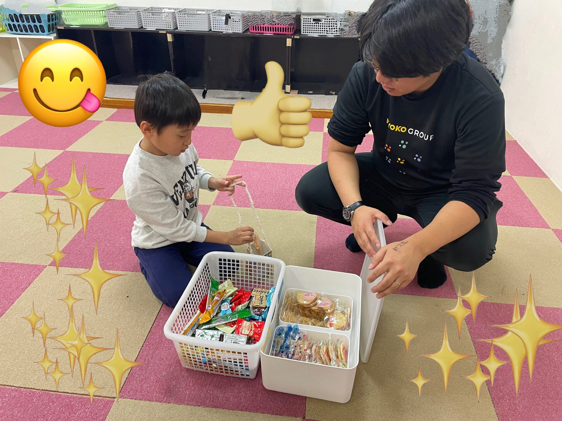 HIYOKO STUDY栗生教室『ハロウィンのおかしボックス作り』