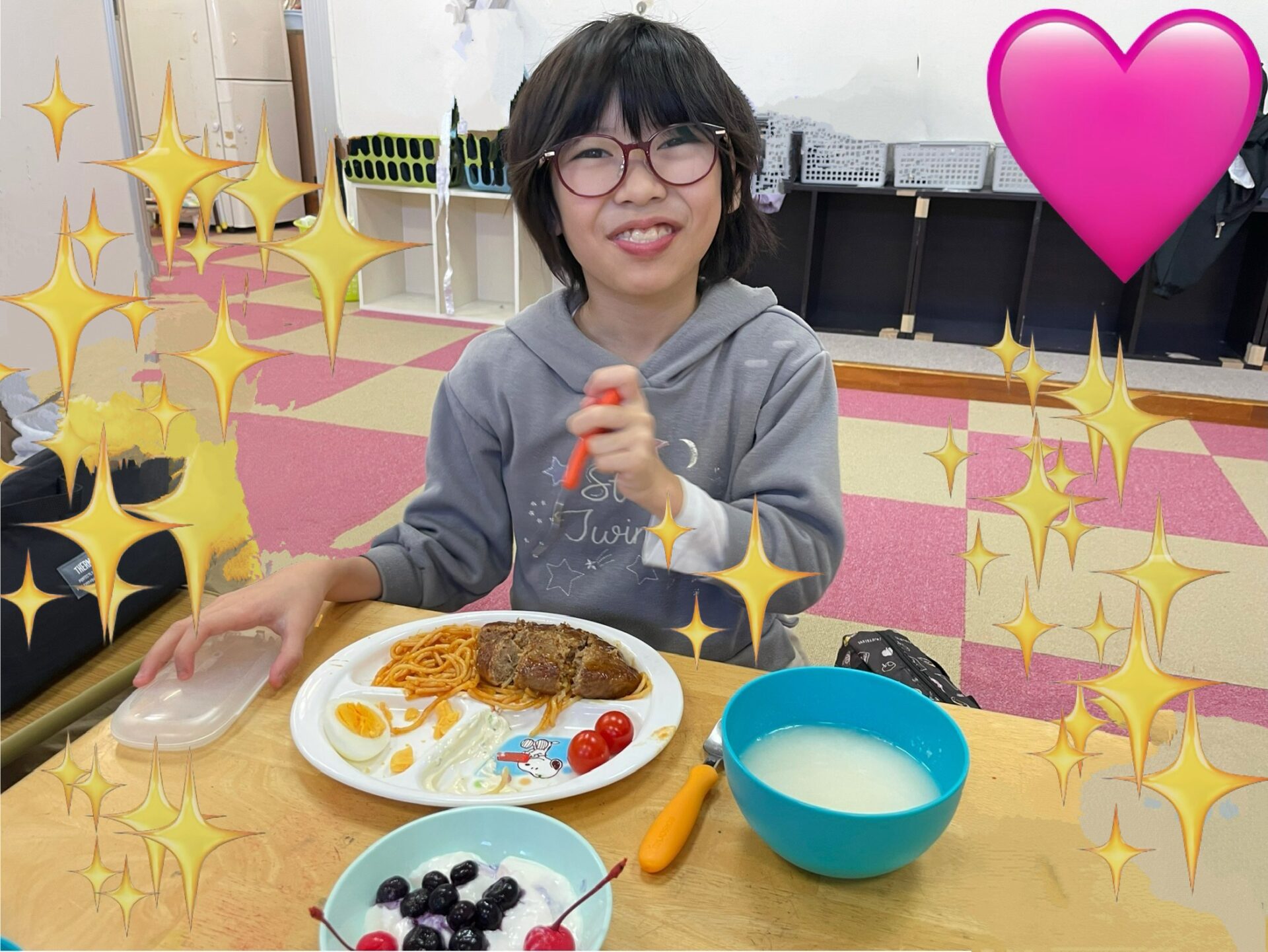 HIYOKO STUDY栗生教室『昼食クッキング🍝』