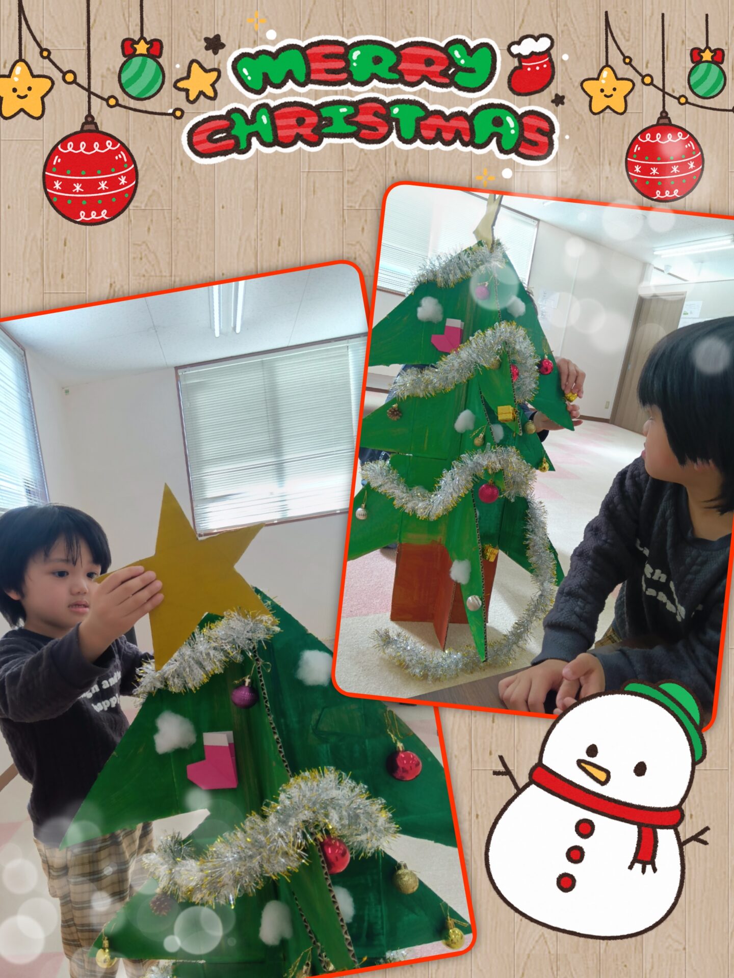 クリスマスツリーを飾ったよ🎄