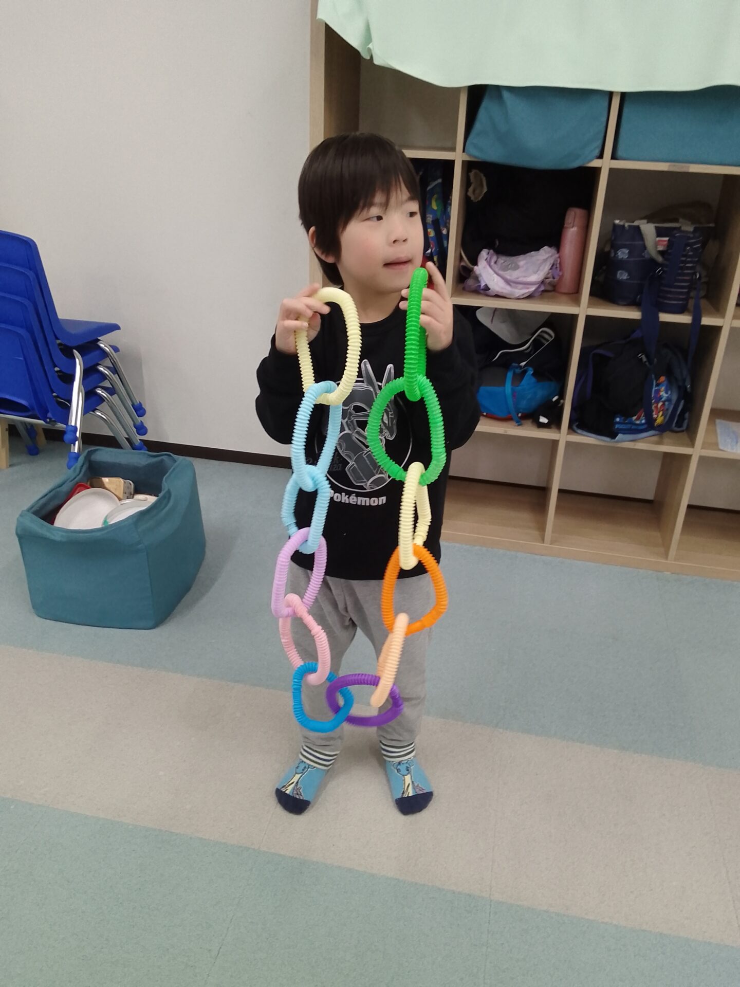 ポップチューブ遊んだよ♪