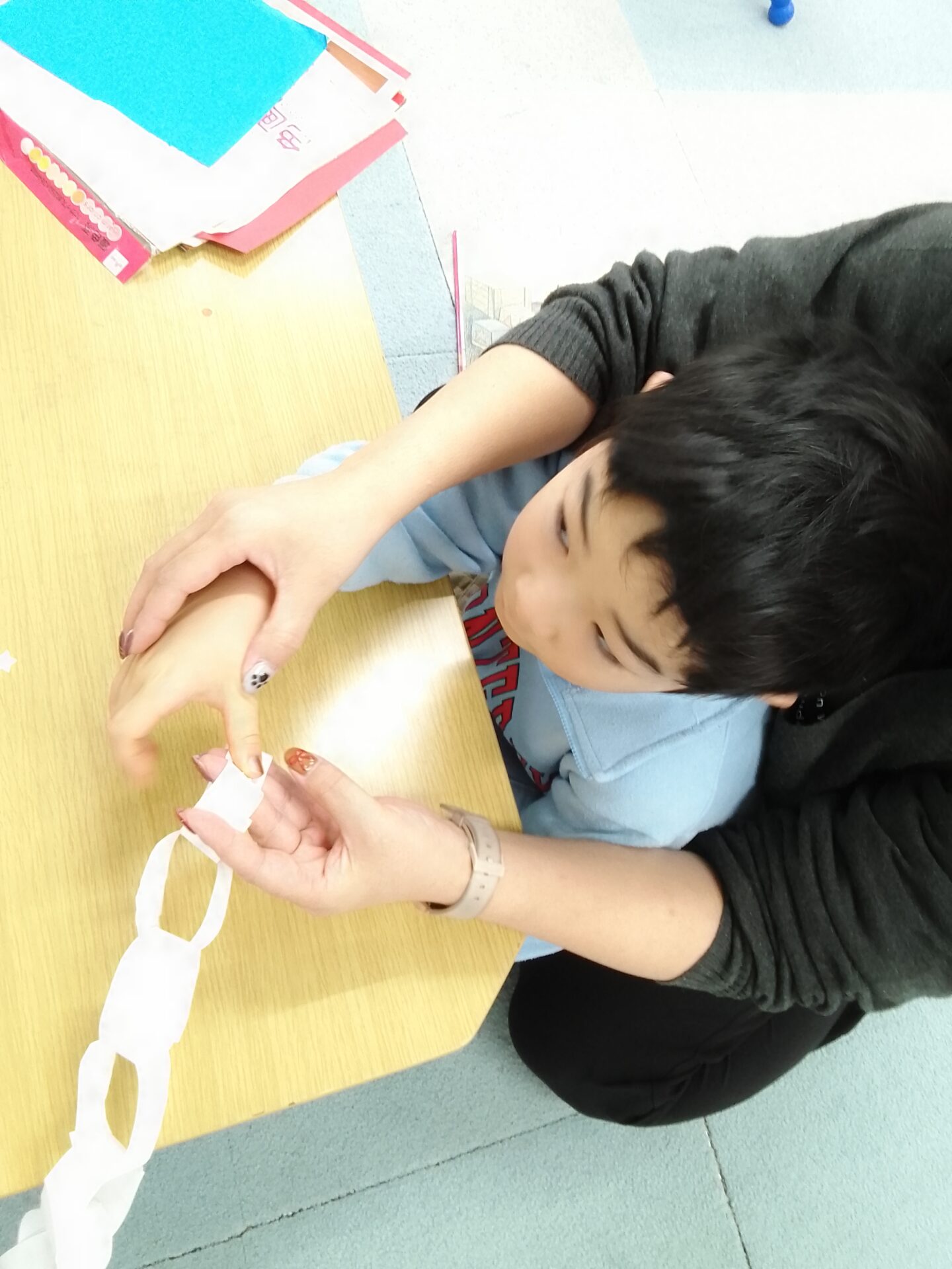 おたのしみ会の飾りを作ったよ🎶