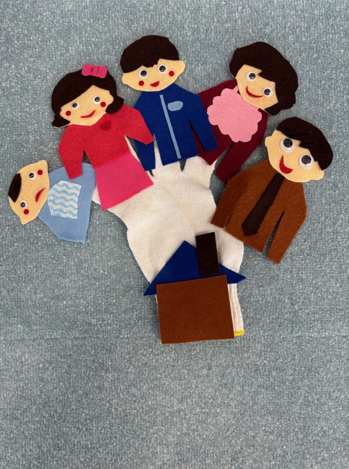 🌈おはなし指さん♬の手袋シアターをつくりました♪🌈