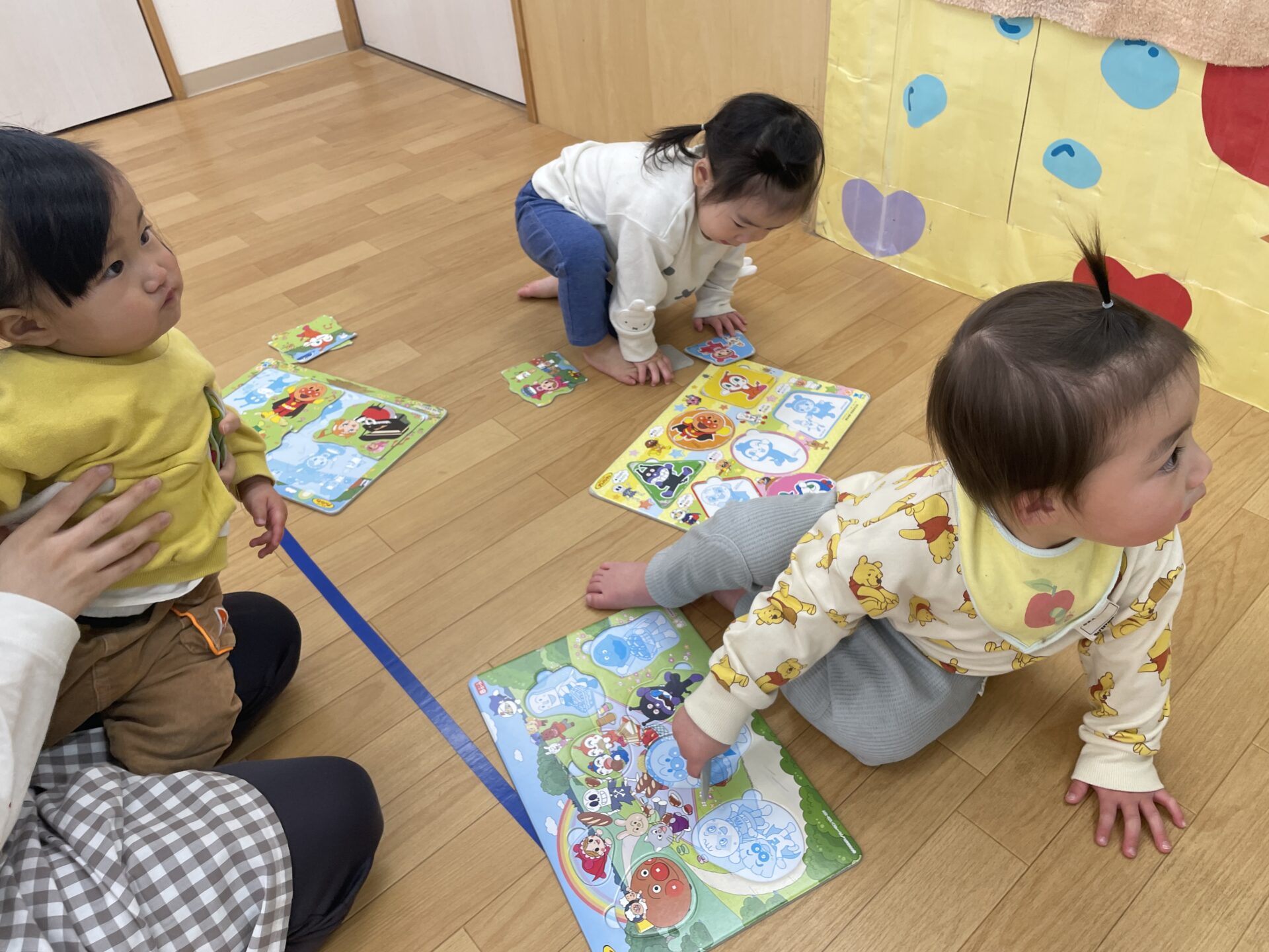 いちご組🍓パズルをしたよ！